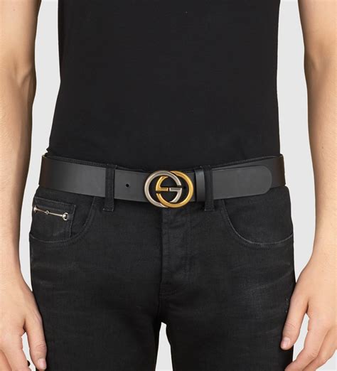 gucci belt on black friday|GUCCI Interlocking G leather belt .